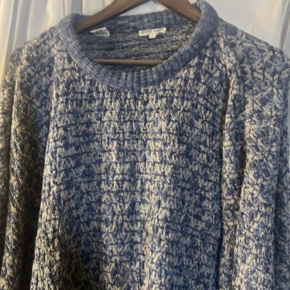 Giorgio Armani Jacquard Silk and linen Blend Sweater Men’s Medium Oversized